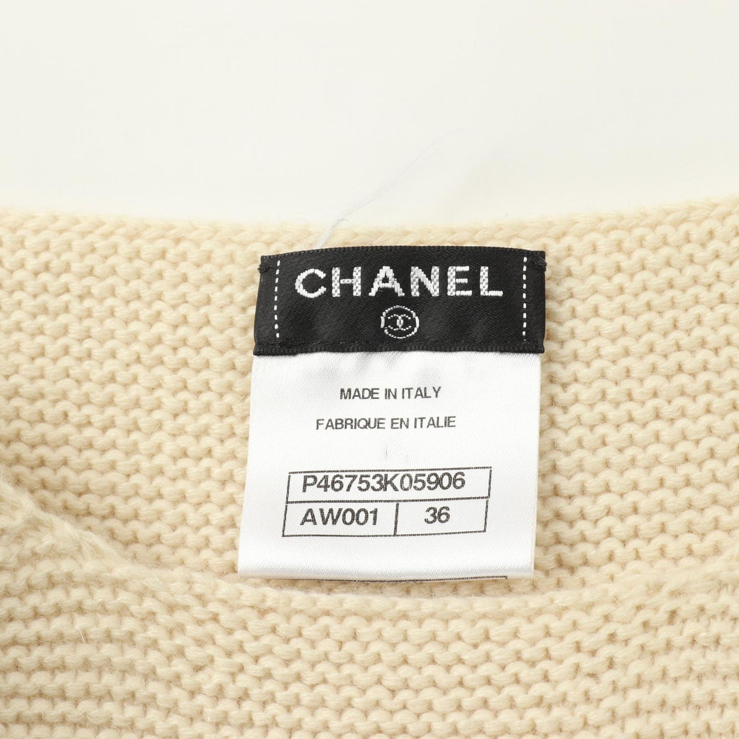 Chanel Cashmere Coco Button Dress