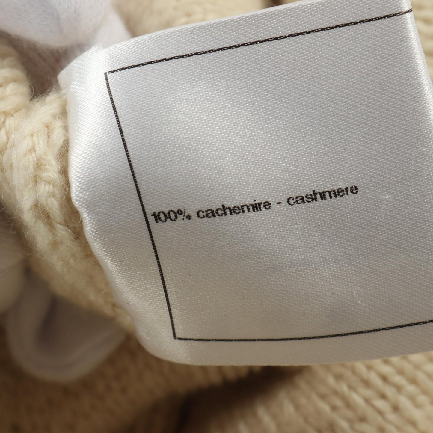Chanel Cashmere Coco Button Dress
