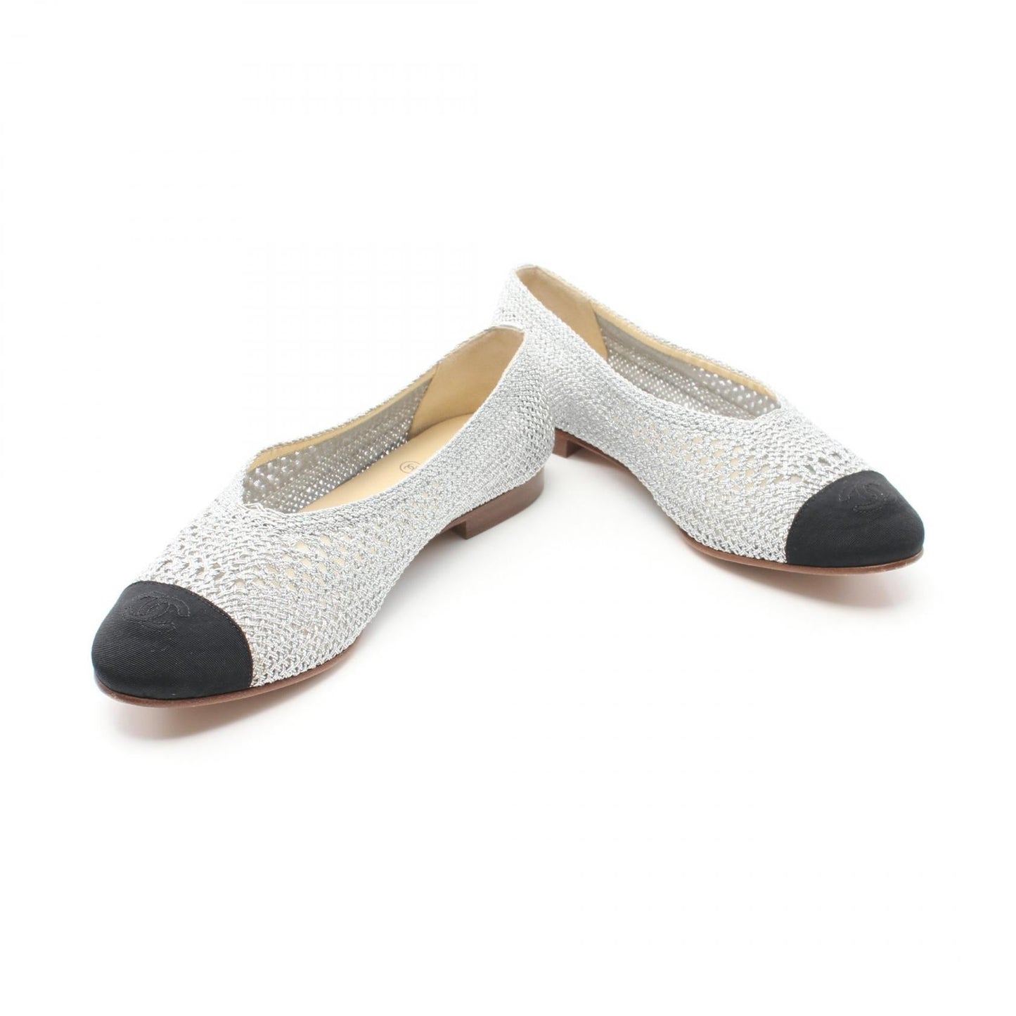 Chanel Coco Mark Mesh Fabric Shoes G33641