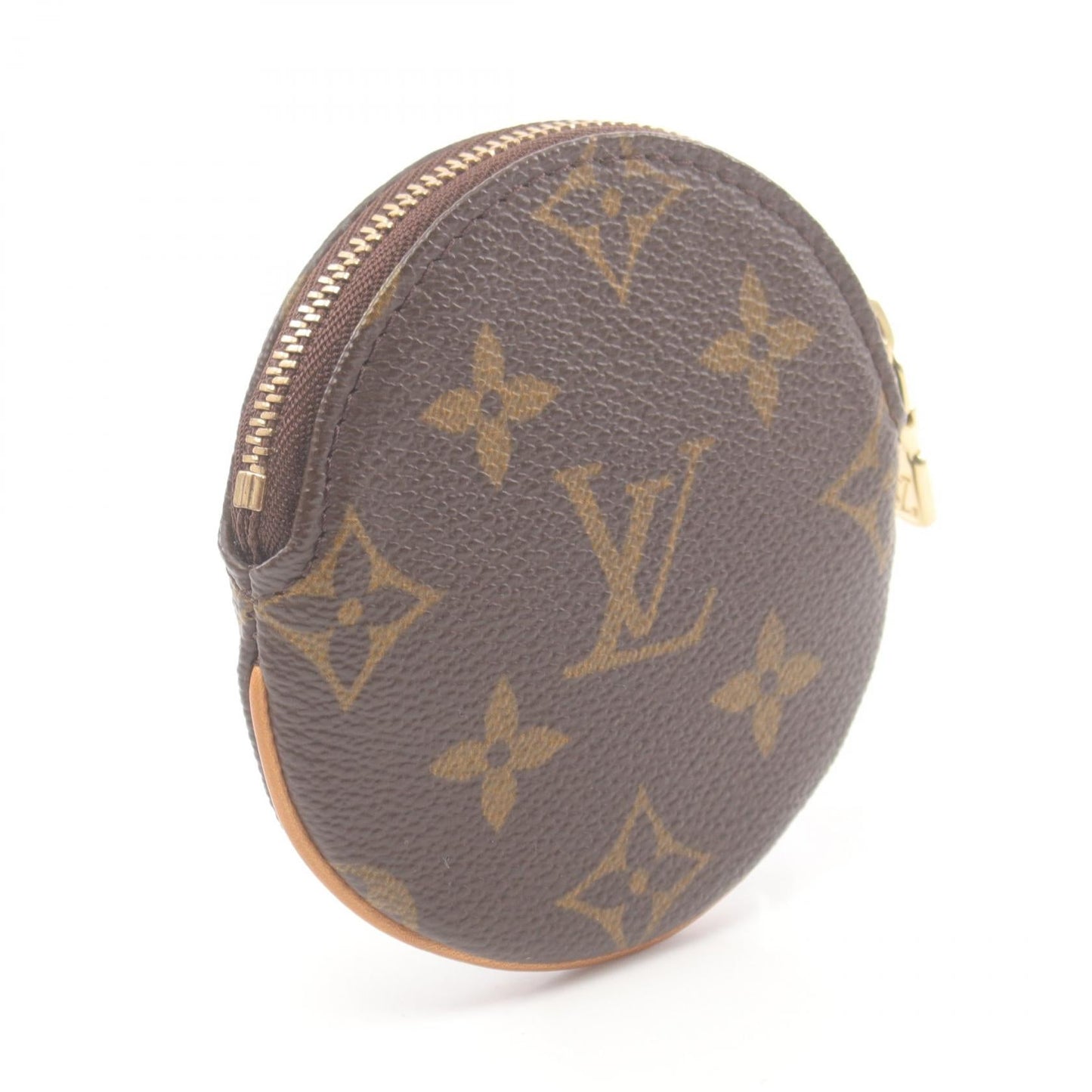 Louis Vuitton Monogram Round Coin Purse Canvas Coin Case M61926 in New Condition