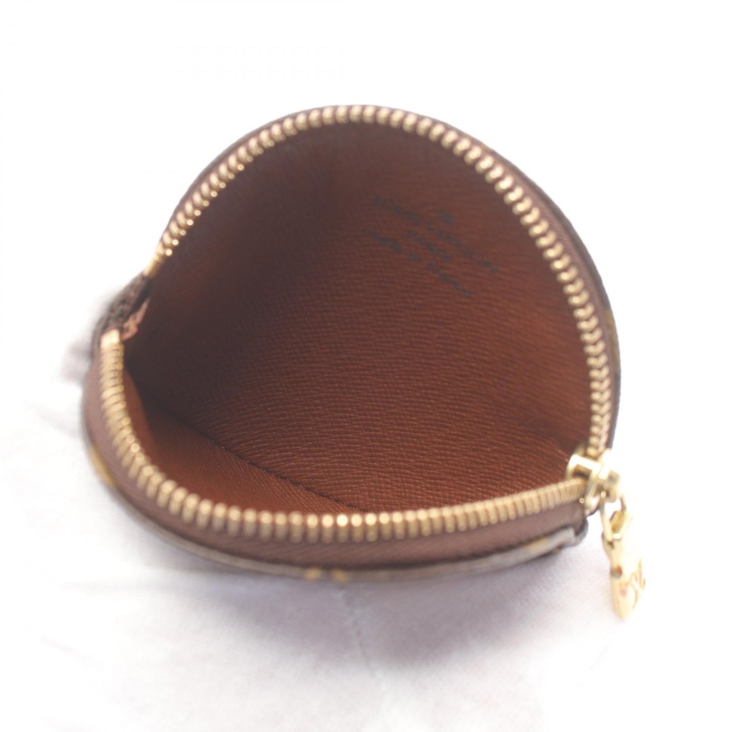 Louis Vuitton Monogram Round Coin Purse Canvas Coin Case M61926 in New Condition