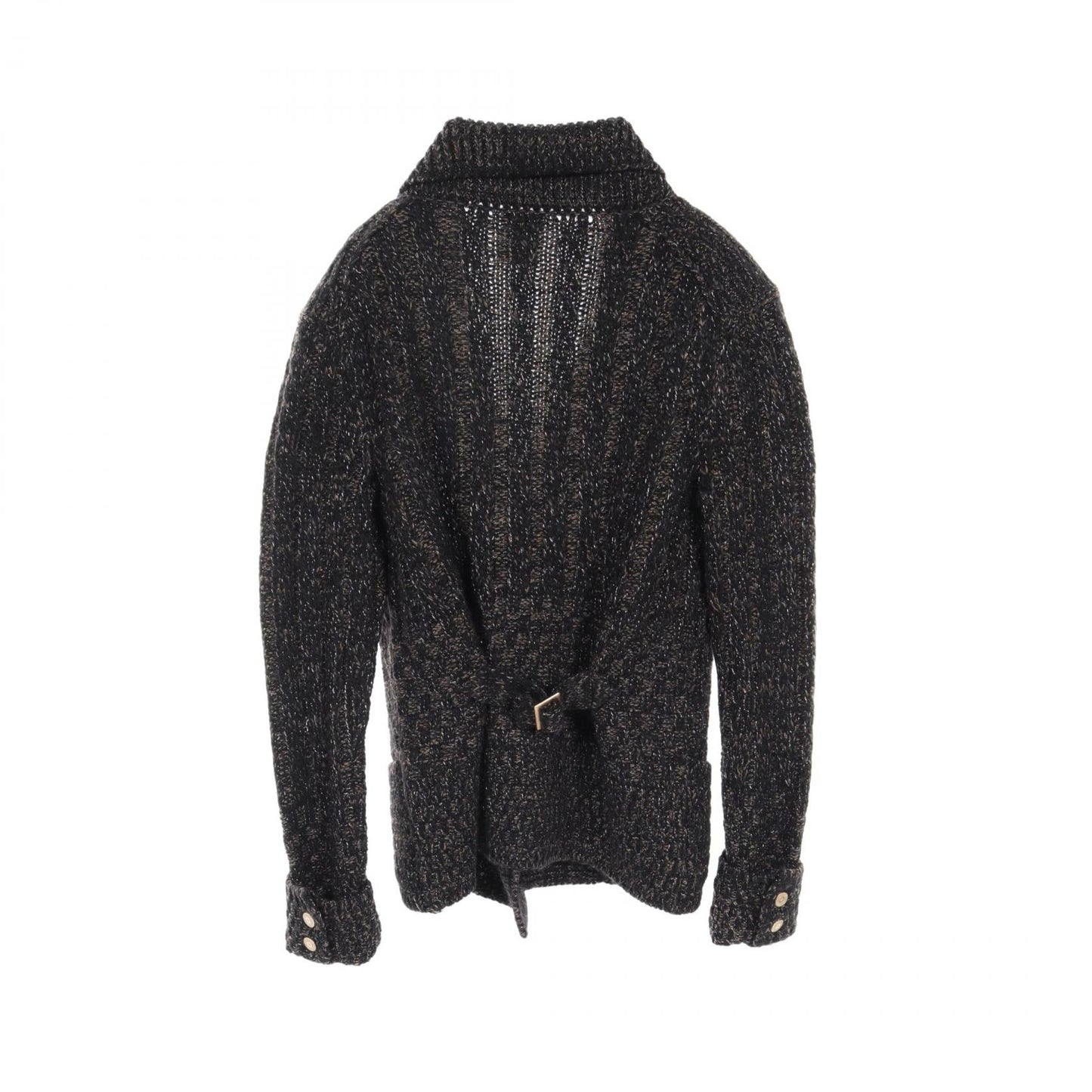 Chanel Cashmere Wool Outerwear Black/Brown