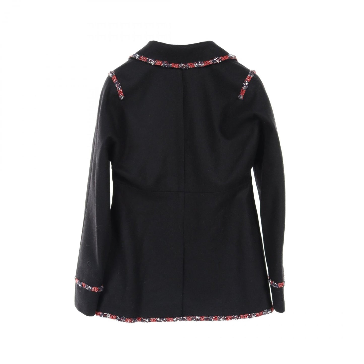 Chanel Wool Cashmere Emblem Coat