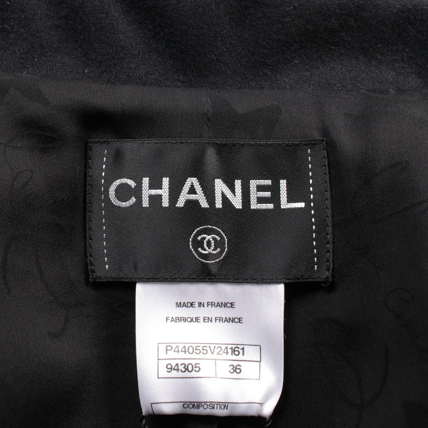 Chanel Wool Cashmere Emblem Coat