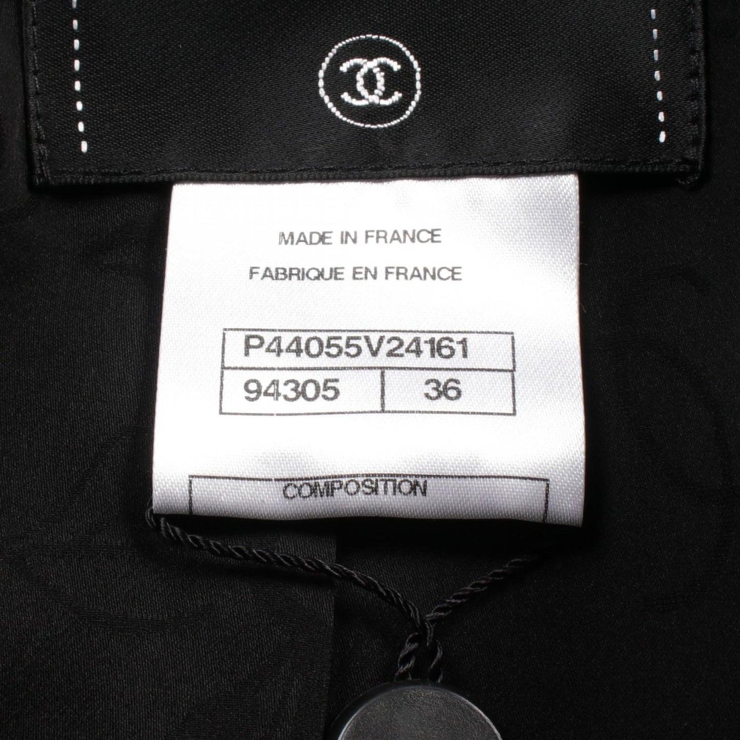 Chanel Wool Cashmere Emblem Coat