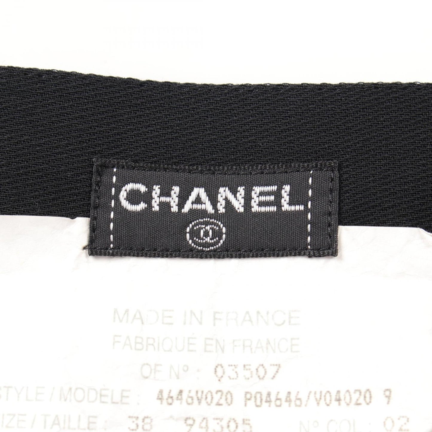 Chanel Wool Pants Black P04646