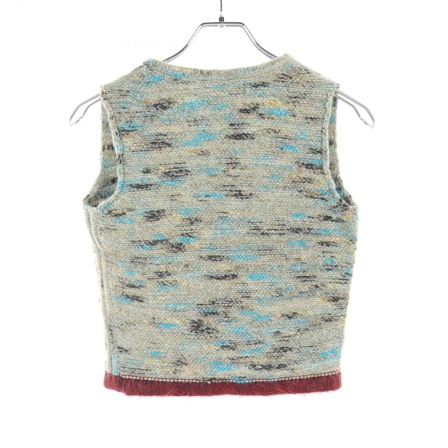 Chanel Wool Nylon Knit Top Green
