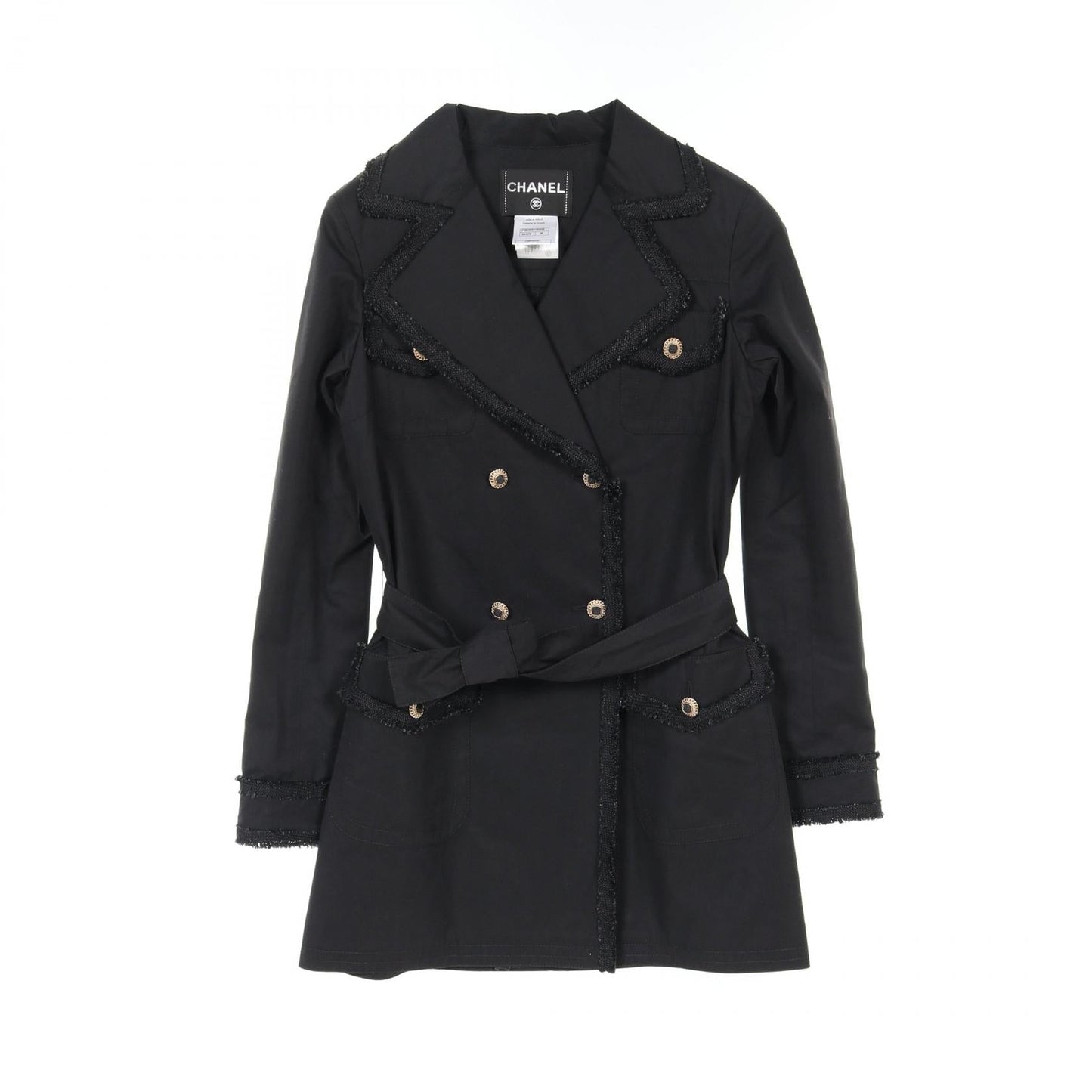 Chanel Cotton Outerwear Black P38356V16928