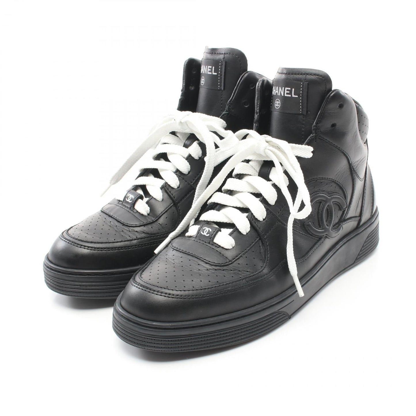Chanel Coco Mark Leather Sneakers G45082