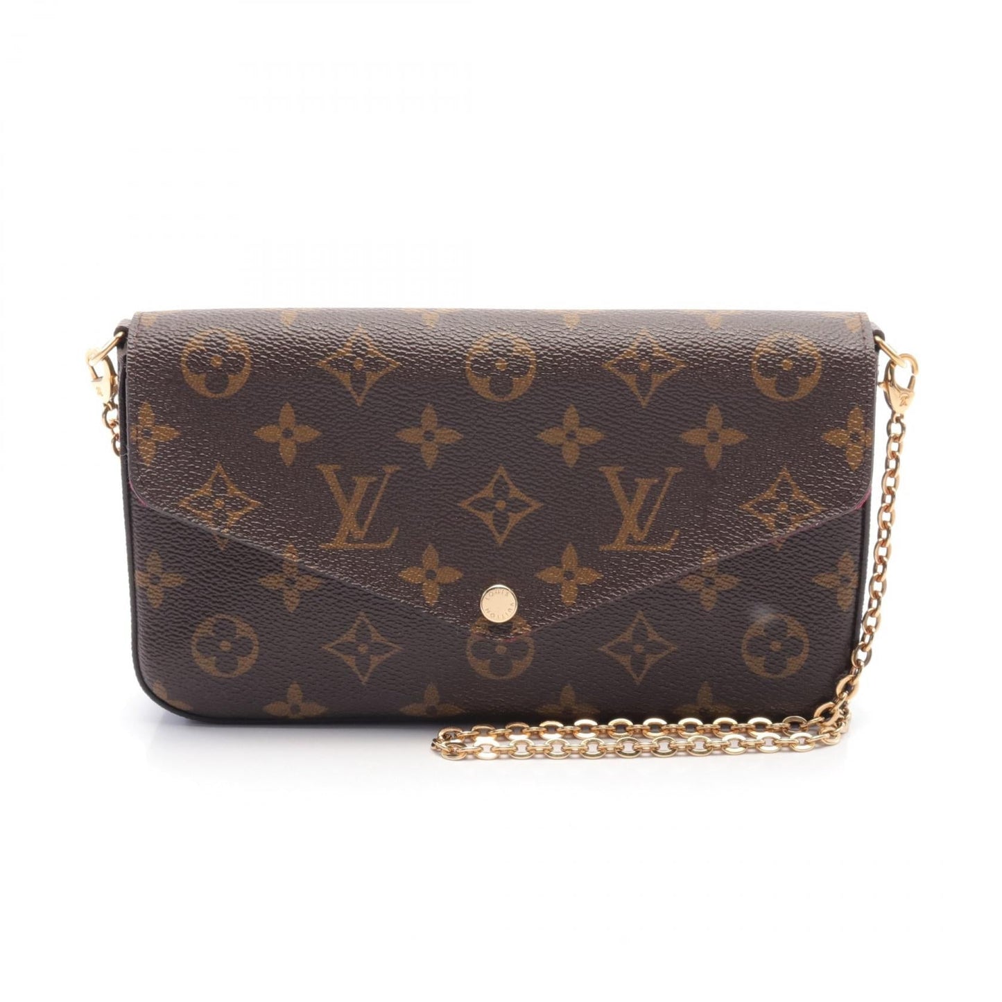 Louis Vuitton Monogram Canvas Leather Shoulder Bag