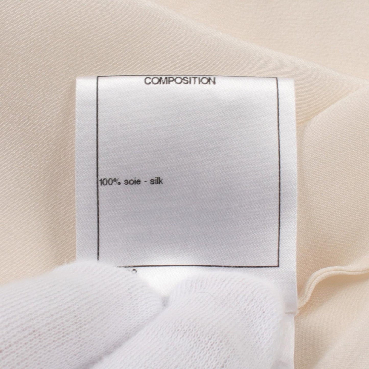 Chanel Silk Blouse Ivory P56042V12320