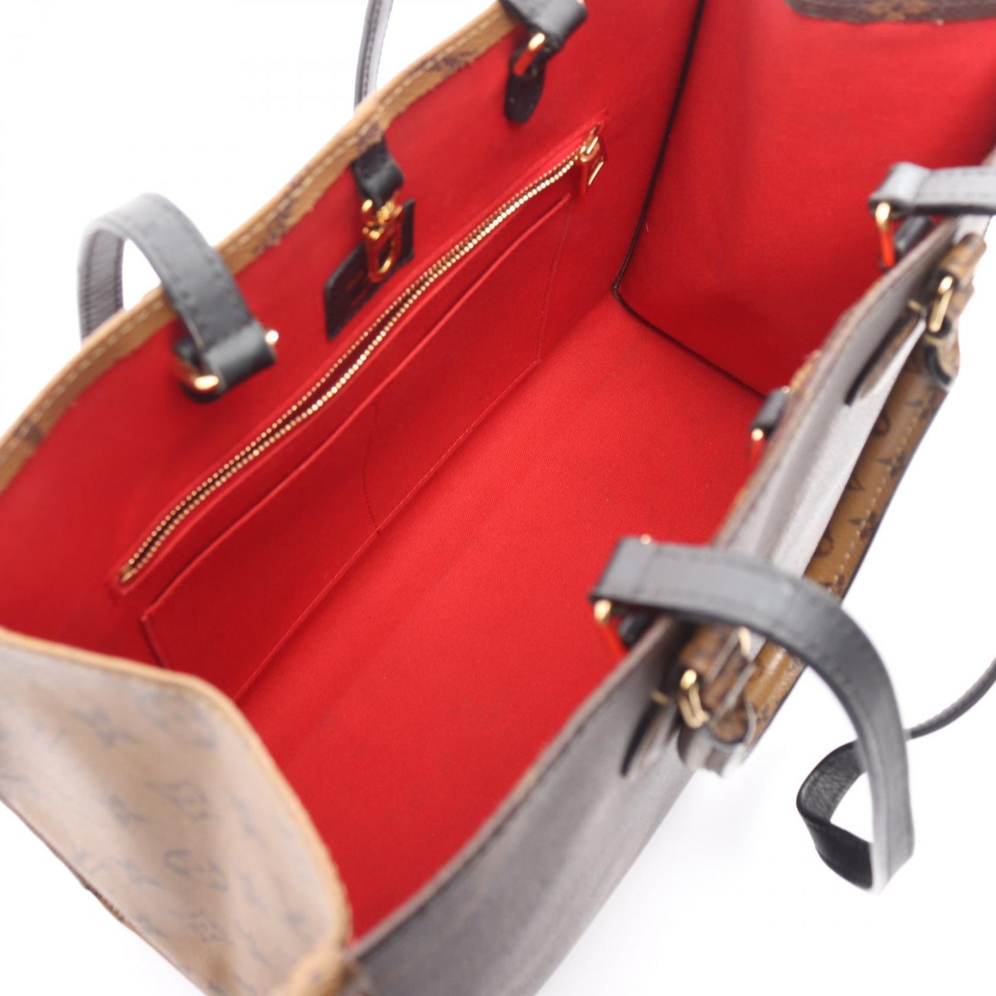 Louis Vuitton OnTheGo MM Tote Bag PVC Coated Canvas Leather M45321