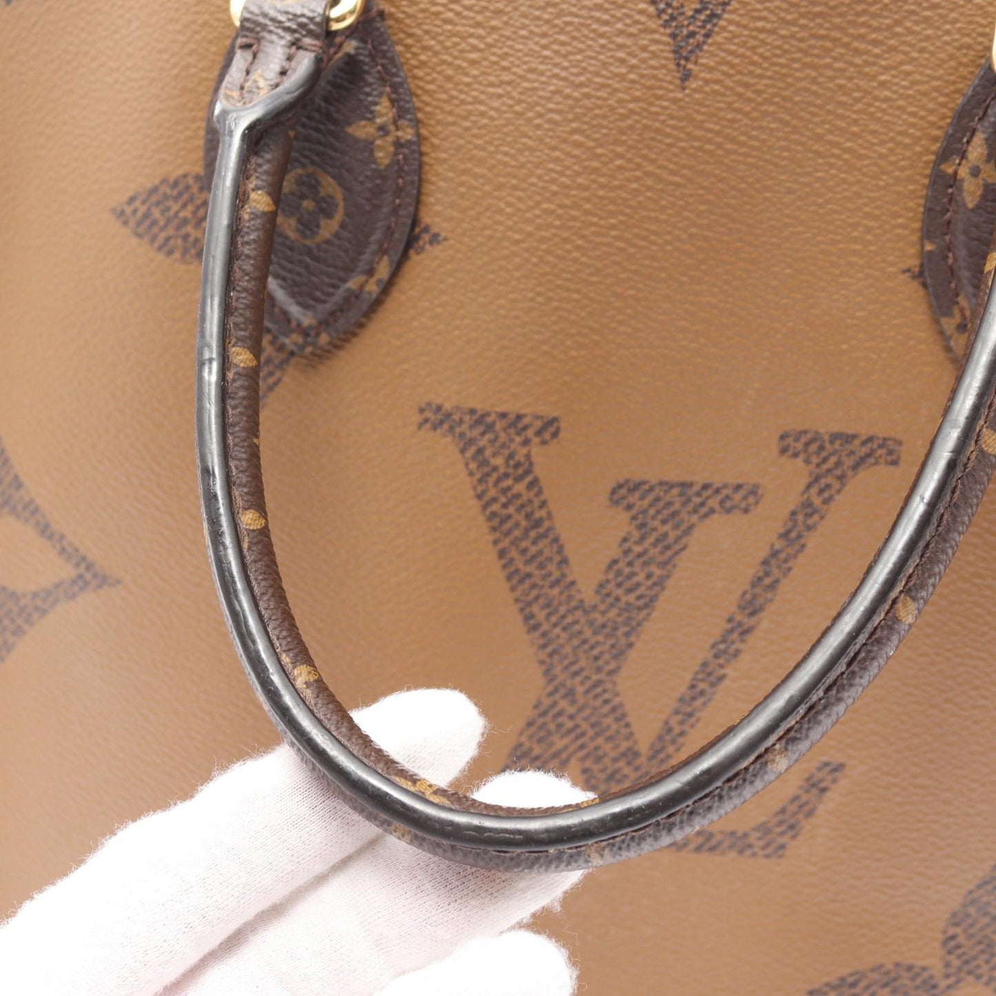 Louis Vuitton OnTheGo MM Tote Bag PVC Coated Canvas Leather M45321