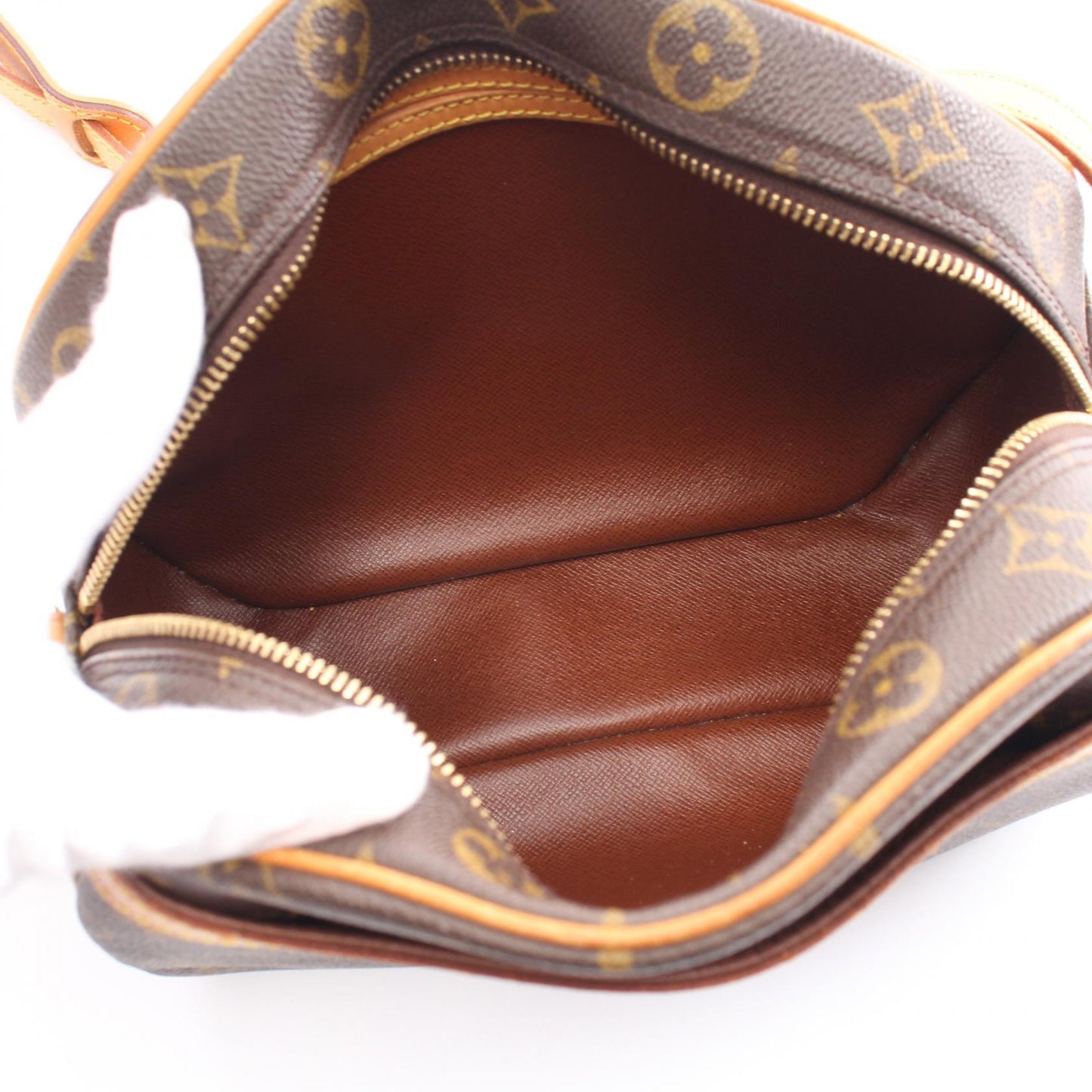 Louis Vuitton Monogram Shoulder Bag Brown M51221