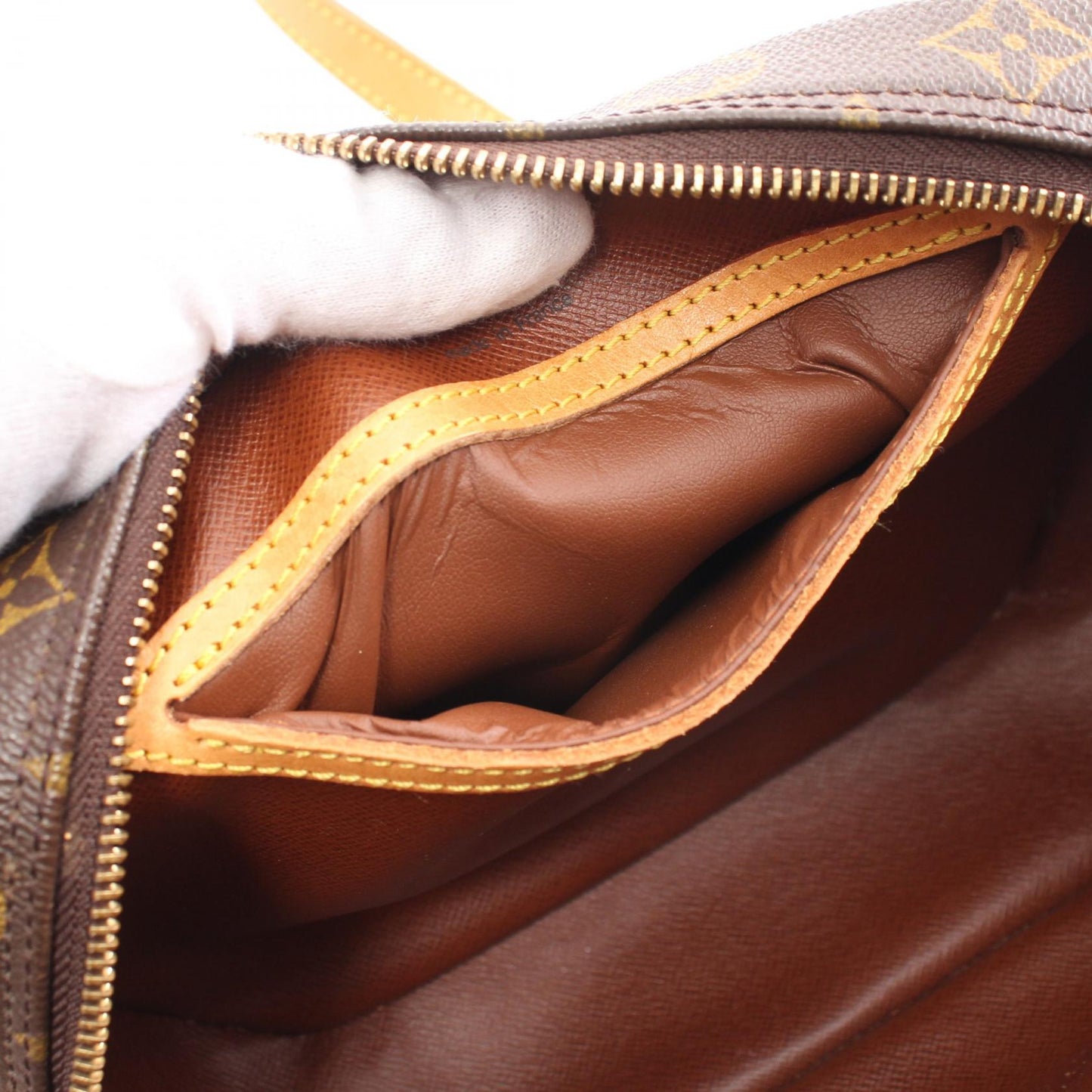 Louis Vuitton Monogram Shoulder Bag Brown M51221