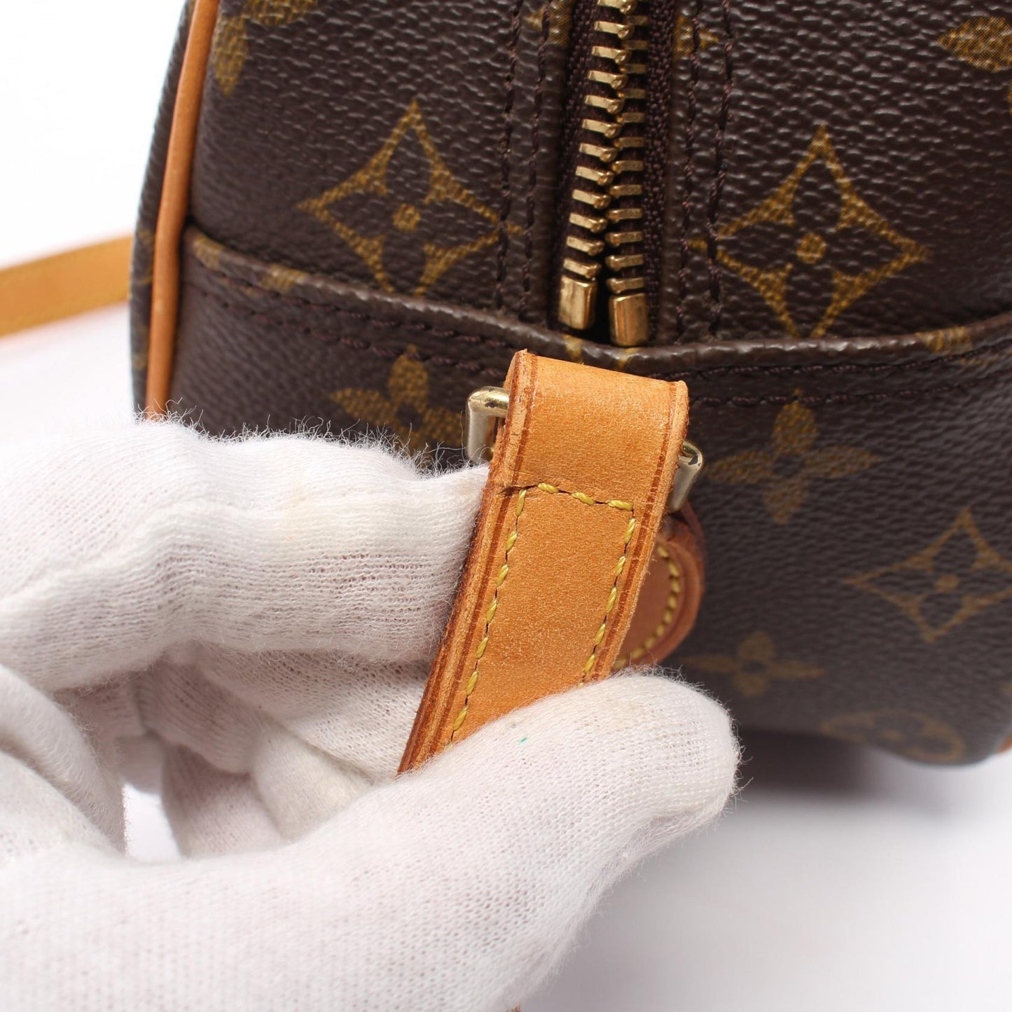 Louis Vuitton Monogram Shoulder Bag Brown M51221