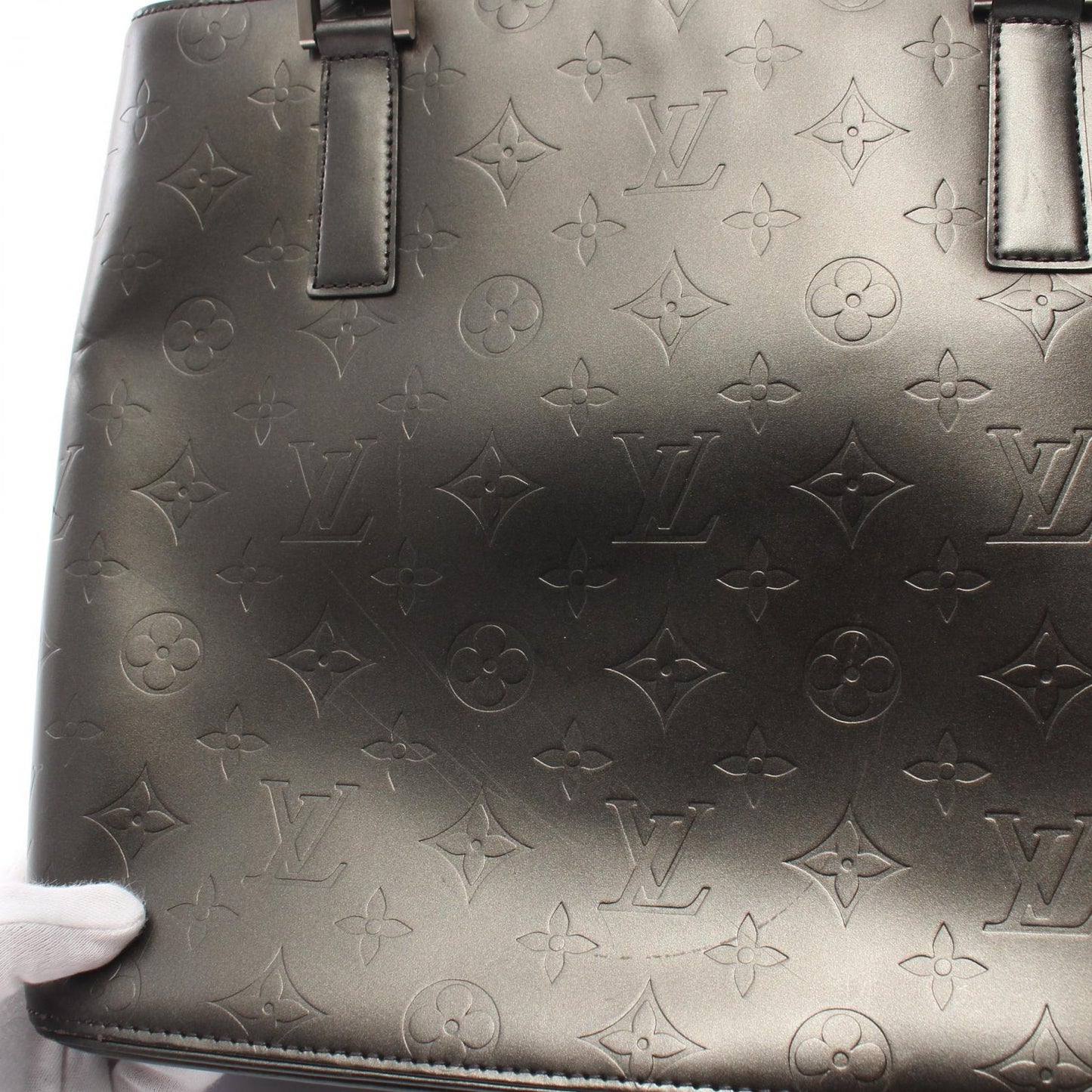 Louis Vuitton Monogram Mat Leather Stockton Handbag M55112