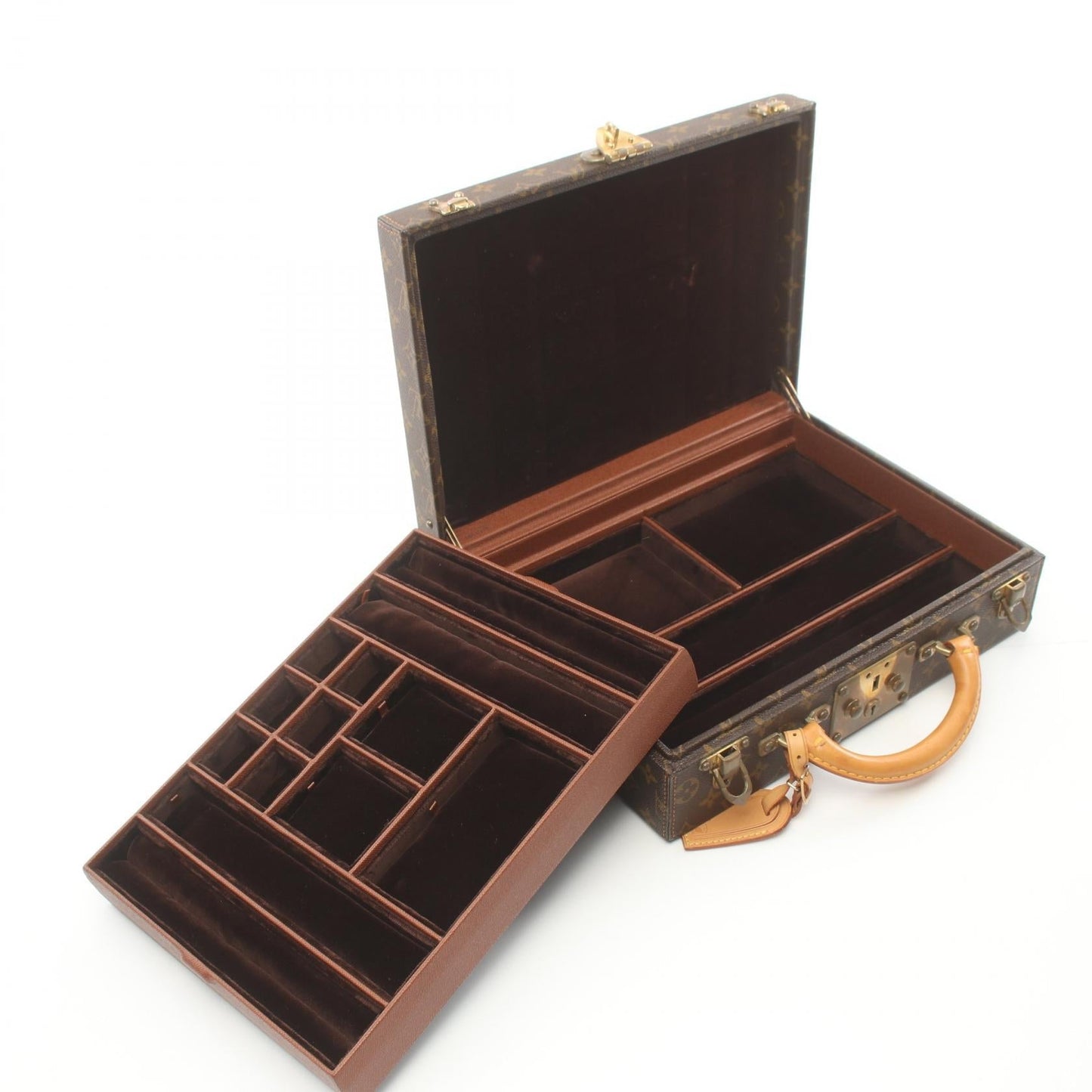 Louis Vuitton Monogram Jewelry Case Handbag M47120