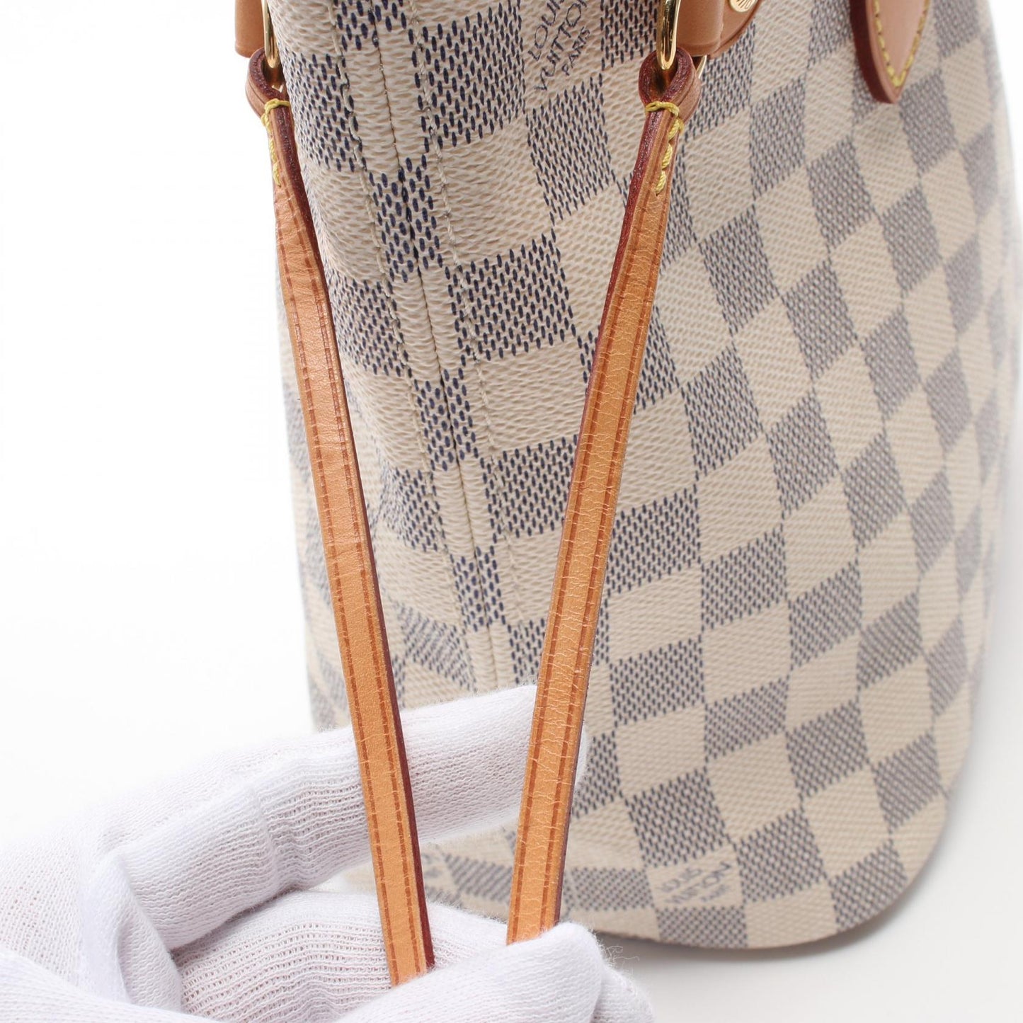 Louis Vuitton Damier Azur Neverfull PM Tote Bag