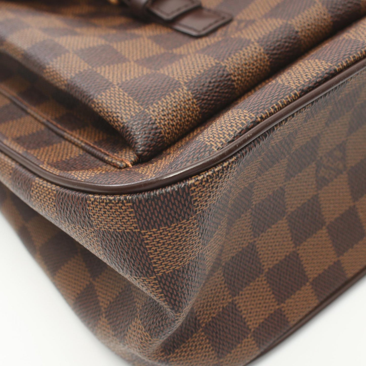 Louis Vuitton Damier Canvas Leather Tote Bag N51128