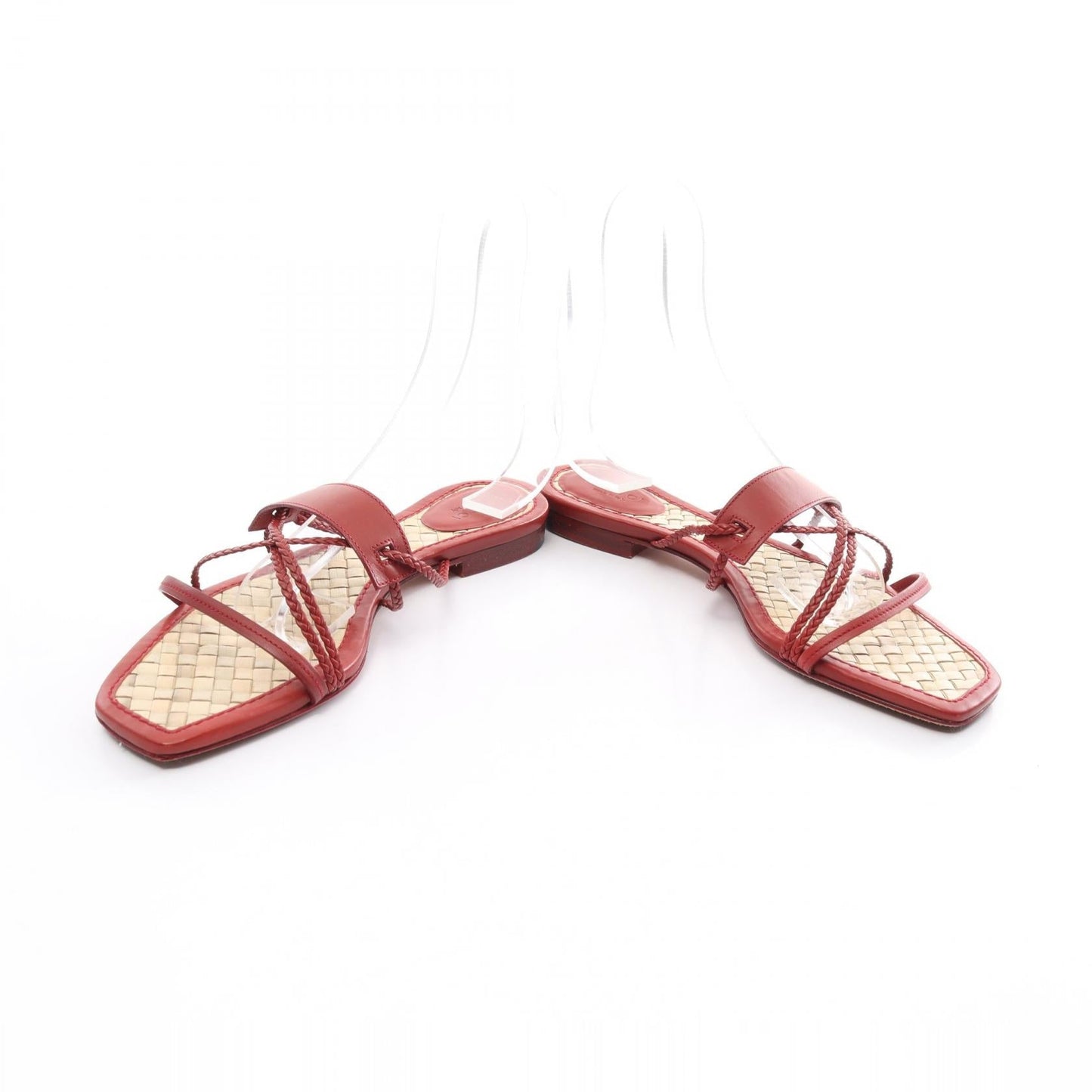 Luxury Gucci Trending 2025 Leather Sandals Red 105799