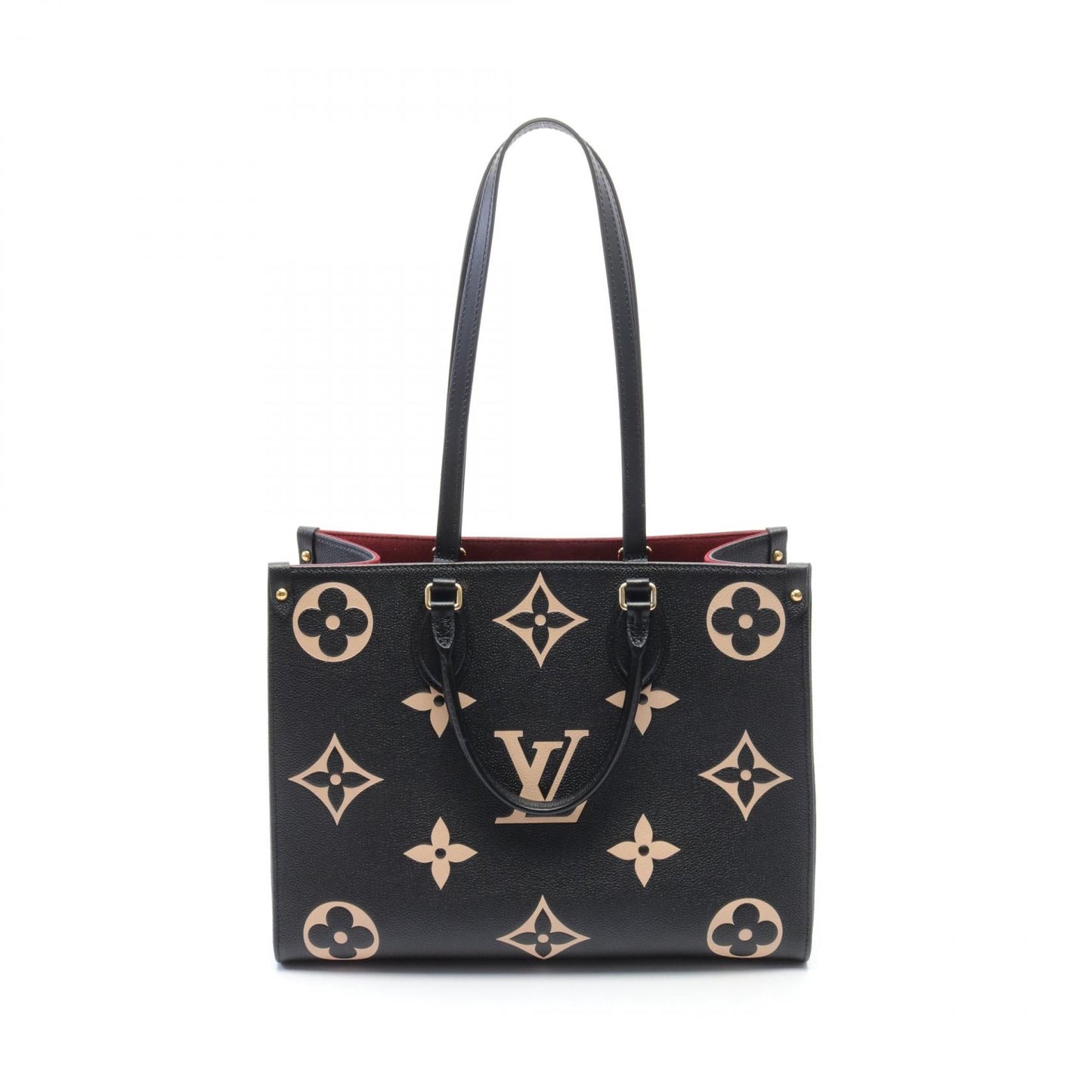Louis Vuitton OnTheGo MM Bicolor Monogram Empreinte Tote Bag M45495