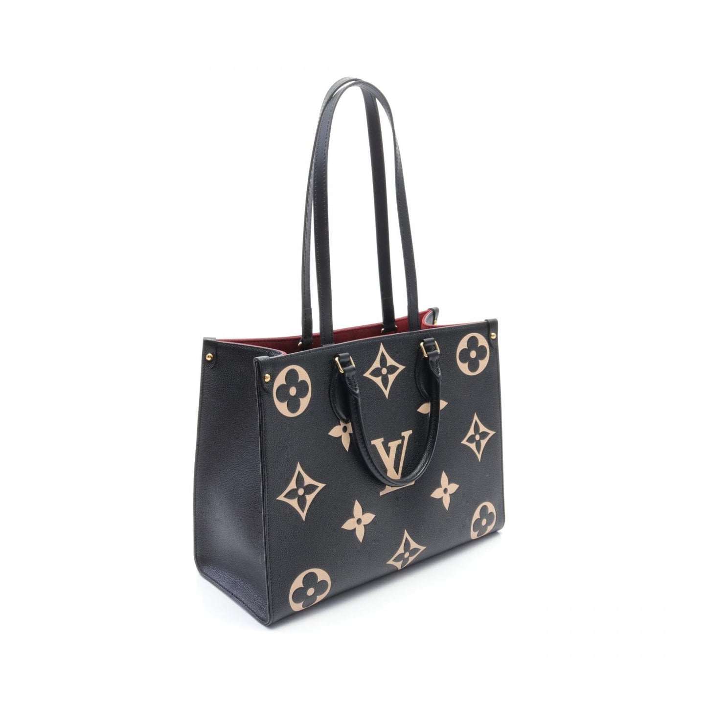 Louis Vuitton OnTheGo MM Bicolor Monogram Empreinte Tote Bag M45495