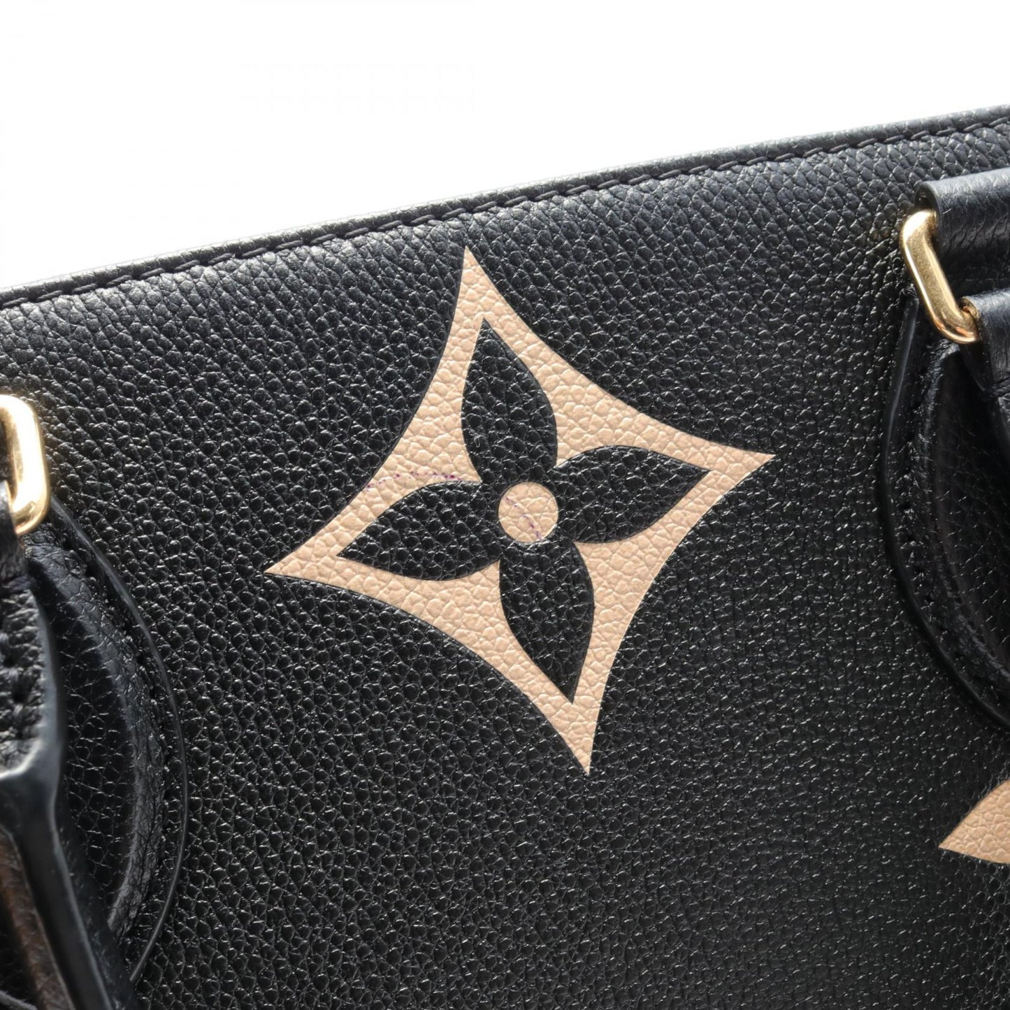 Louis Vuitton OnTheGo MM Bicolor Monogram Empreinte Tote Bag M45495