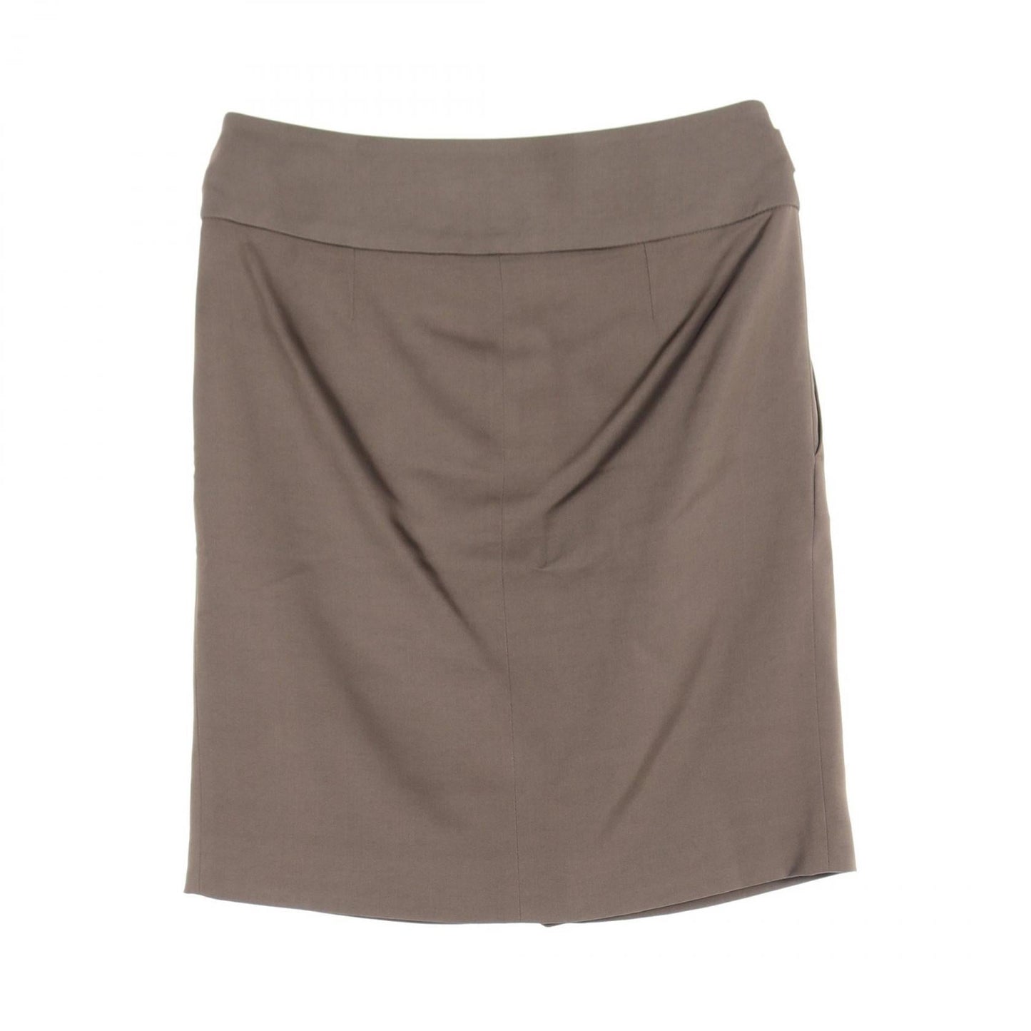 Luxury Gucci Trending 2025 Rayon Wool Leather Skirt