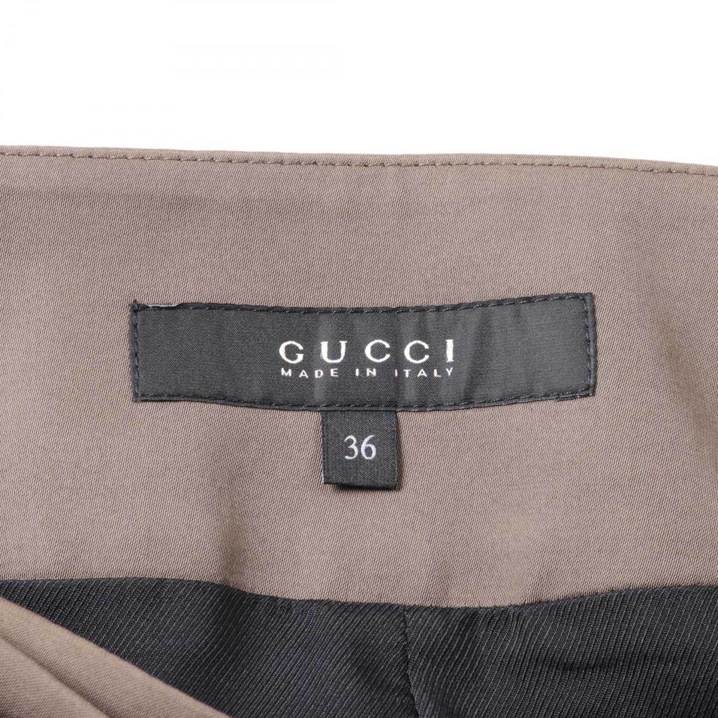 Luxury Gucci Trending 2025 Rayon Wool Leather Skirt