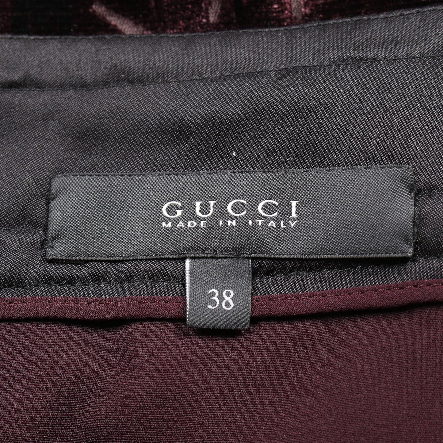 Luxury Gucci Trending 2025 Fabric Skirt Purple/Black
