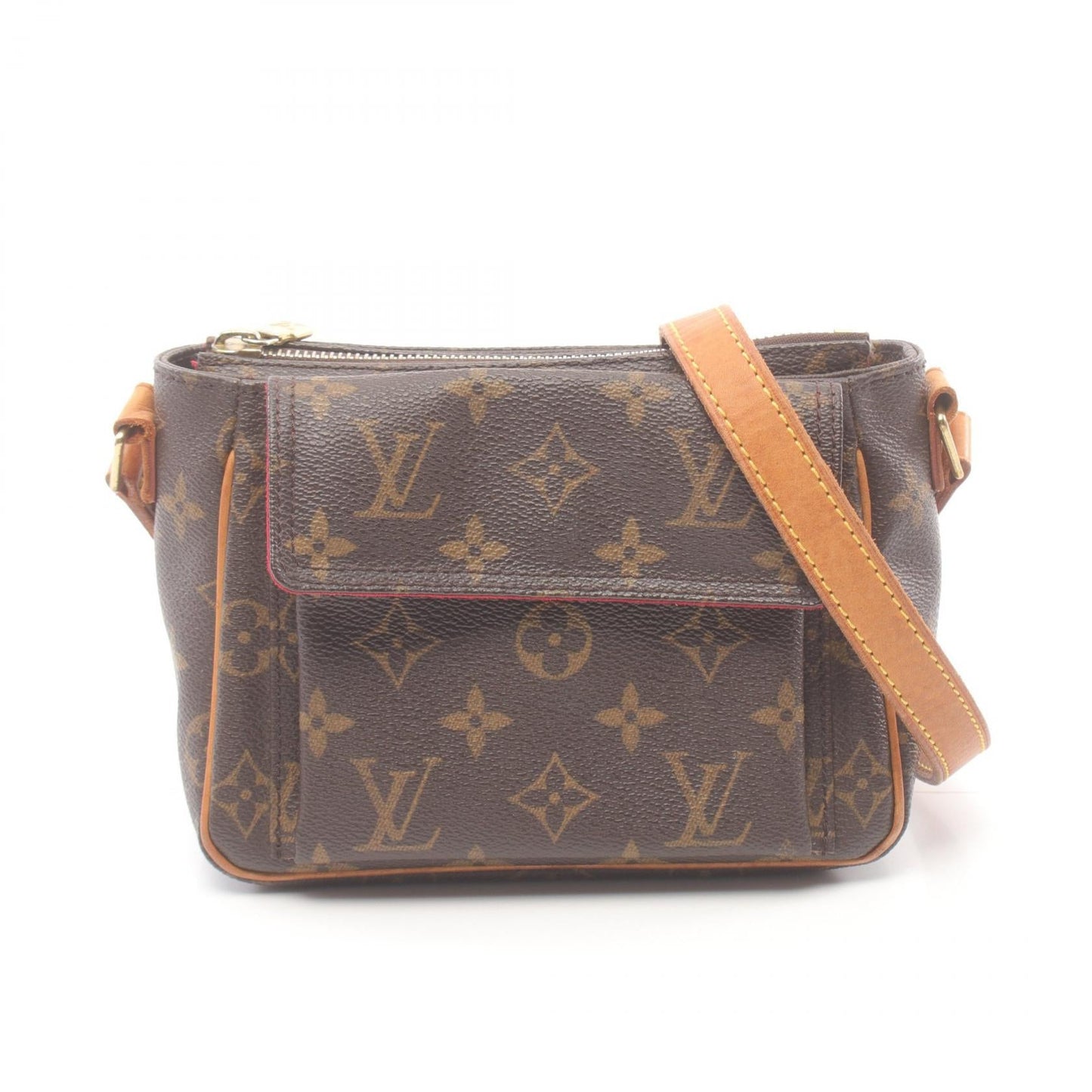 Louis Vuitton Vivacite PM Shoulder Bag Brown