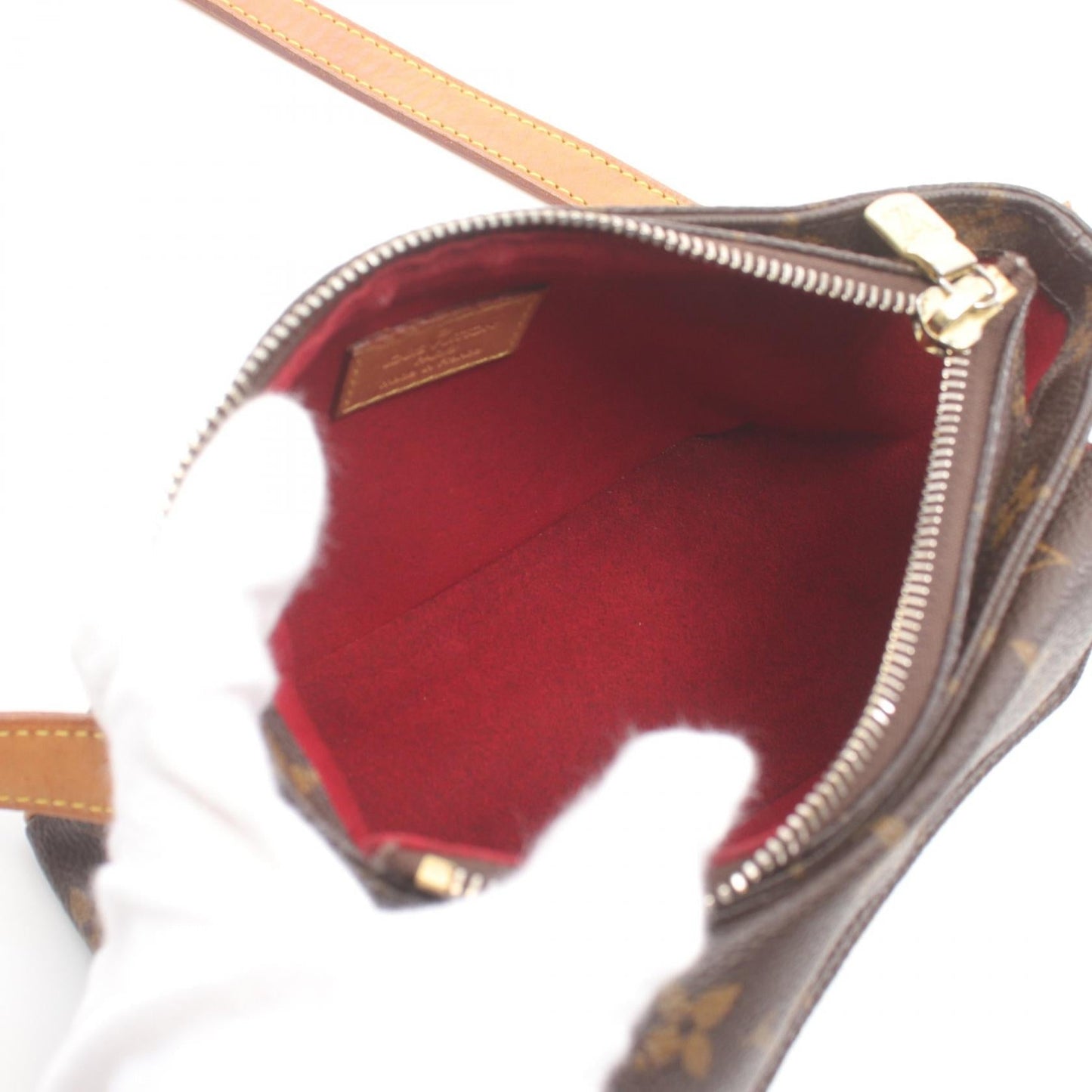 Louis Vuitton Vivacite PM Shoulder Bag Brown