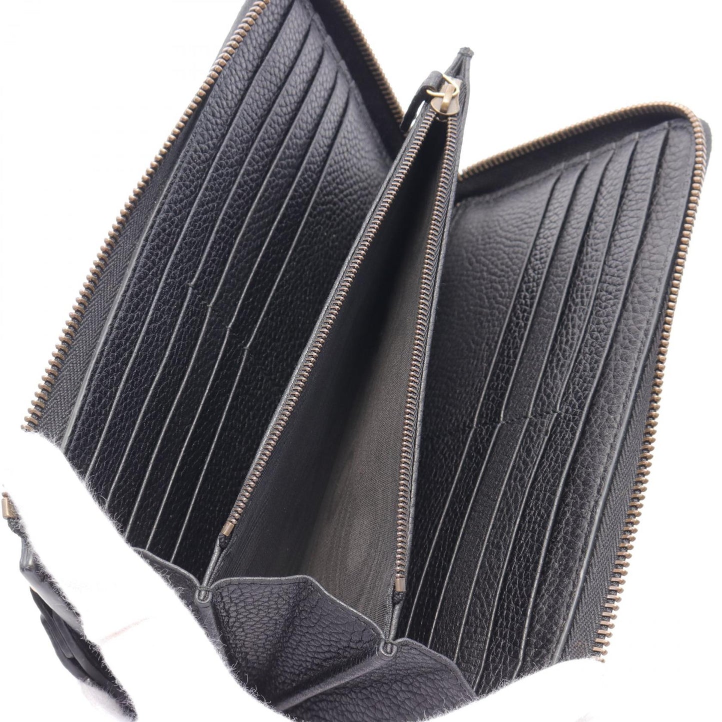 Luxury Gucci Trending 2025 Leather Animalier Bee Long Wallet