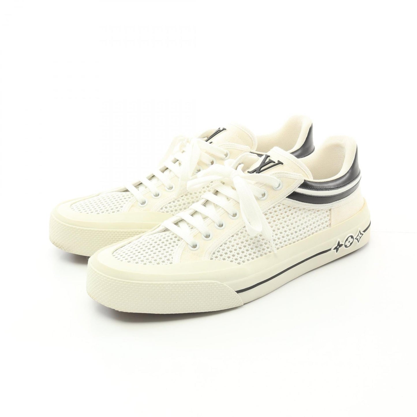 Louis Vuitton Canvas Leather Sneakers