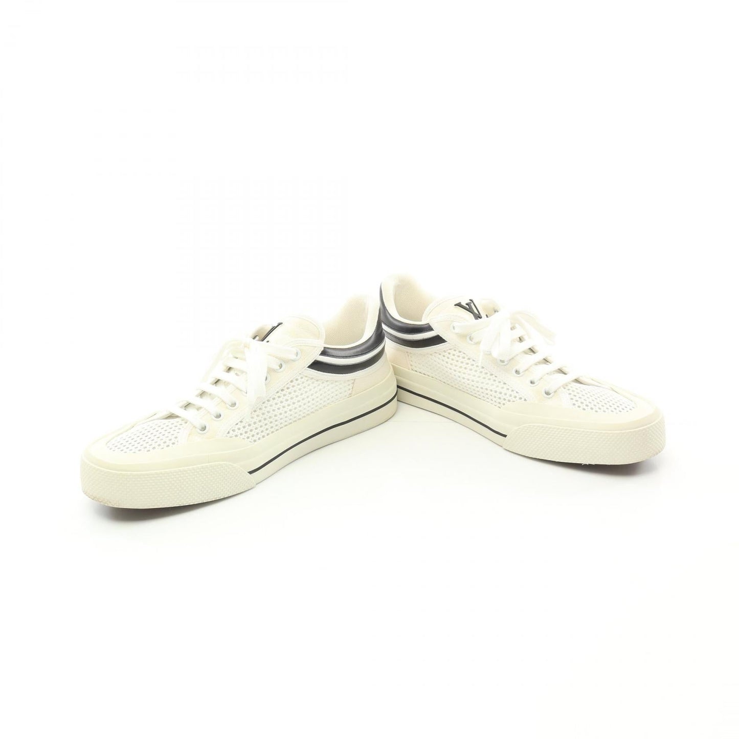 Louis Vuitton Canvas Leather Sneakers