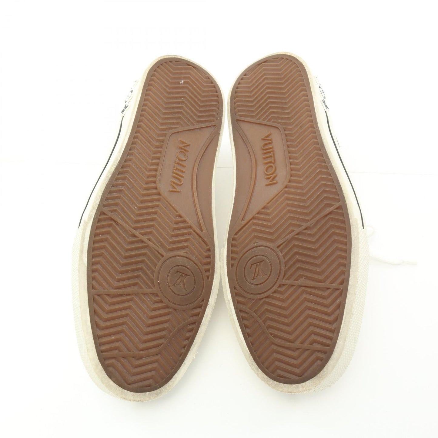 Louis Vuitton Canvas Leather Sneakers