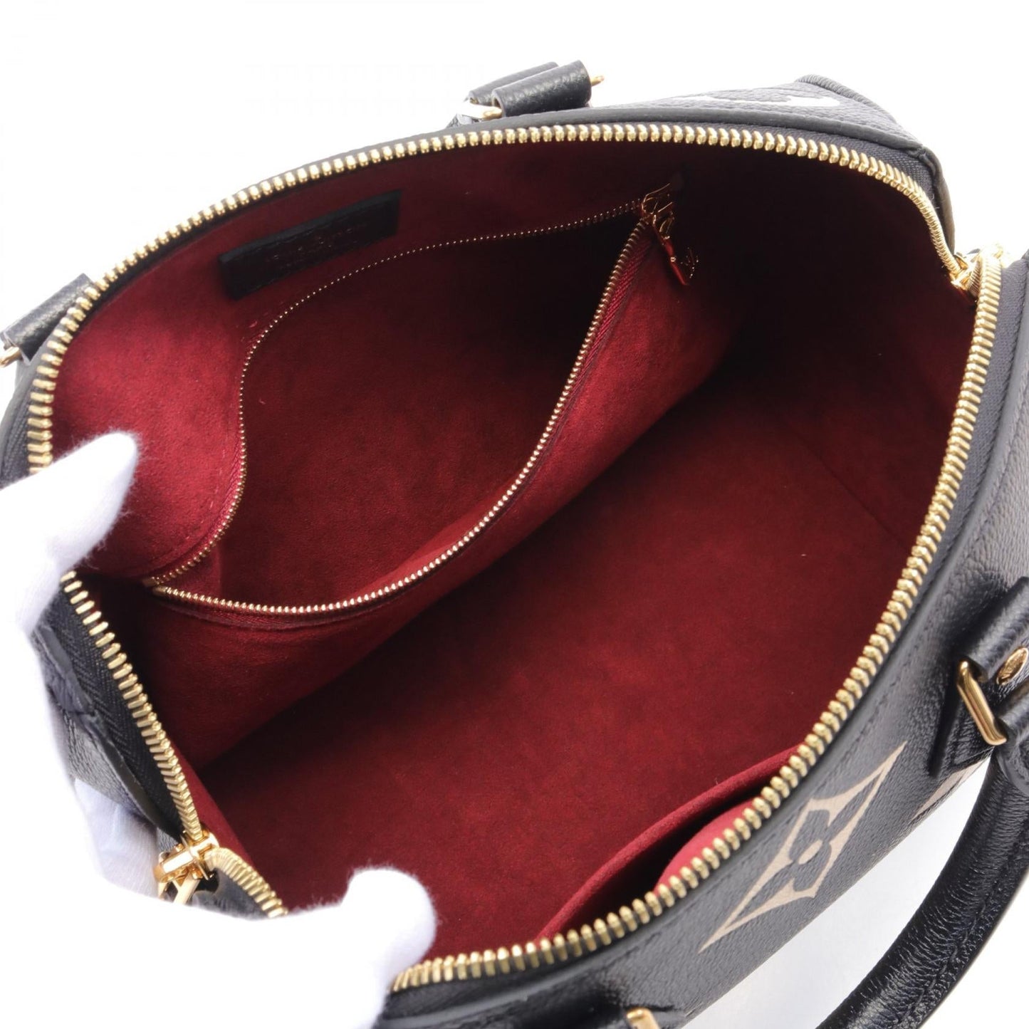 Louis Vuitton Speedy Bandouliere 25 Bicolor Monogram Empreinte Handbag M58947