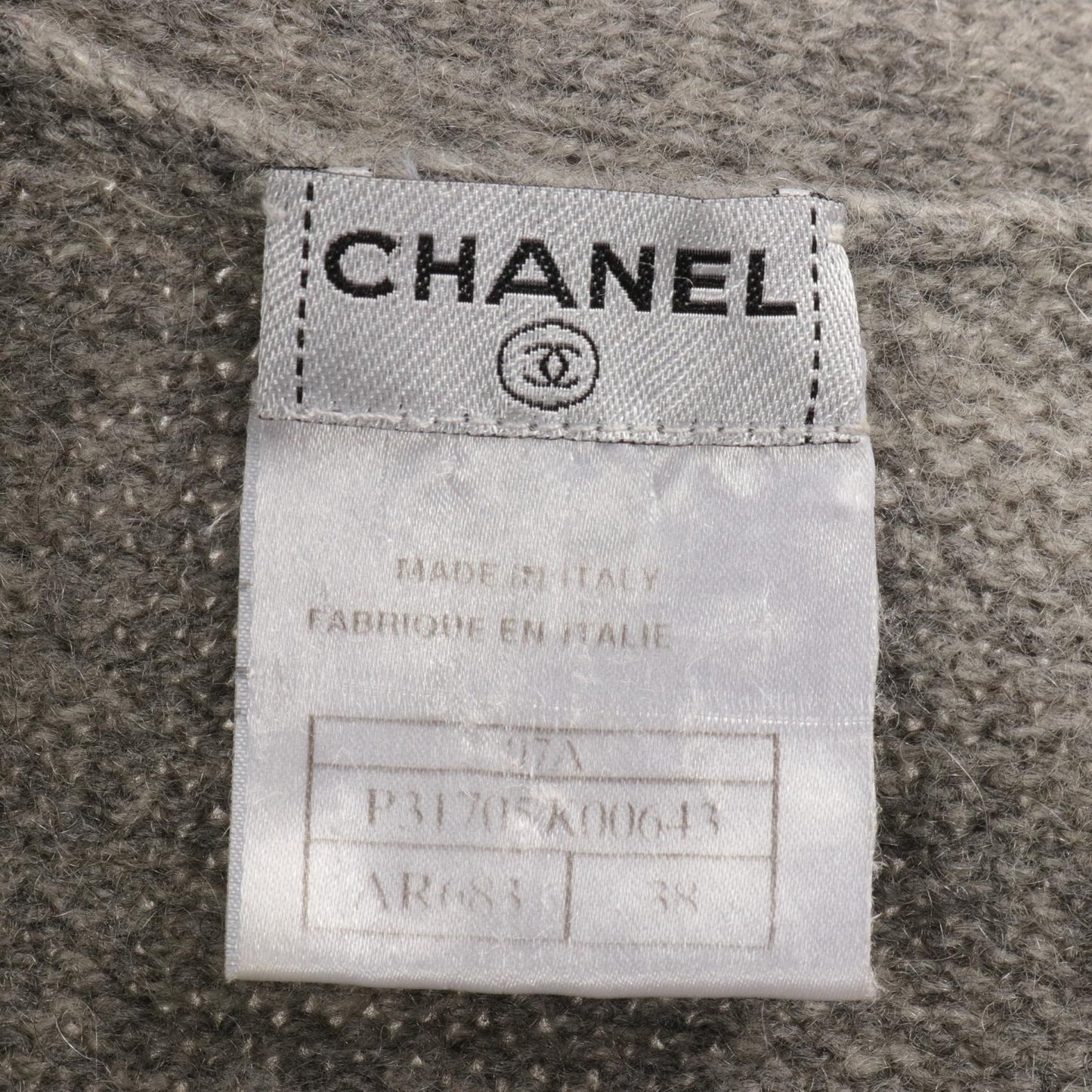 Chanel Cashmere Dress Gray P31705