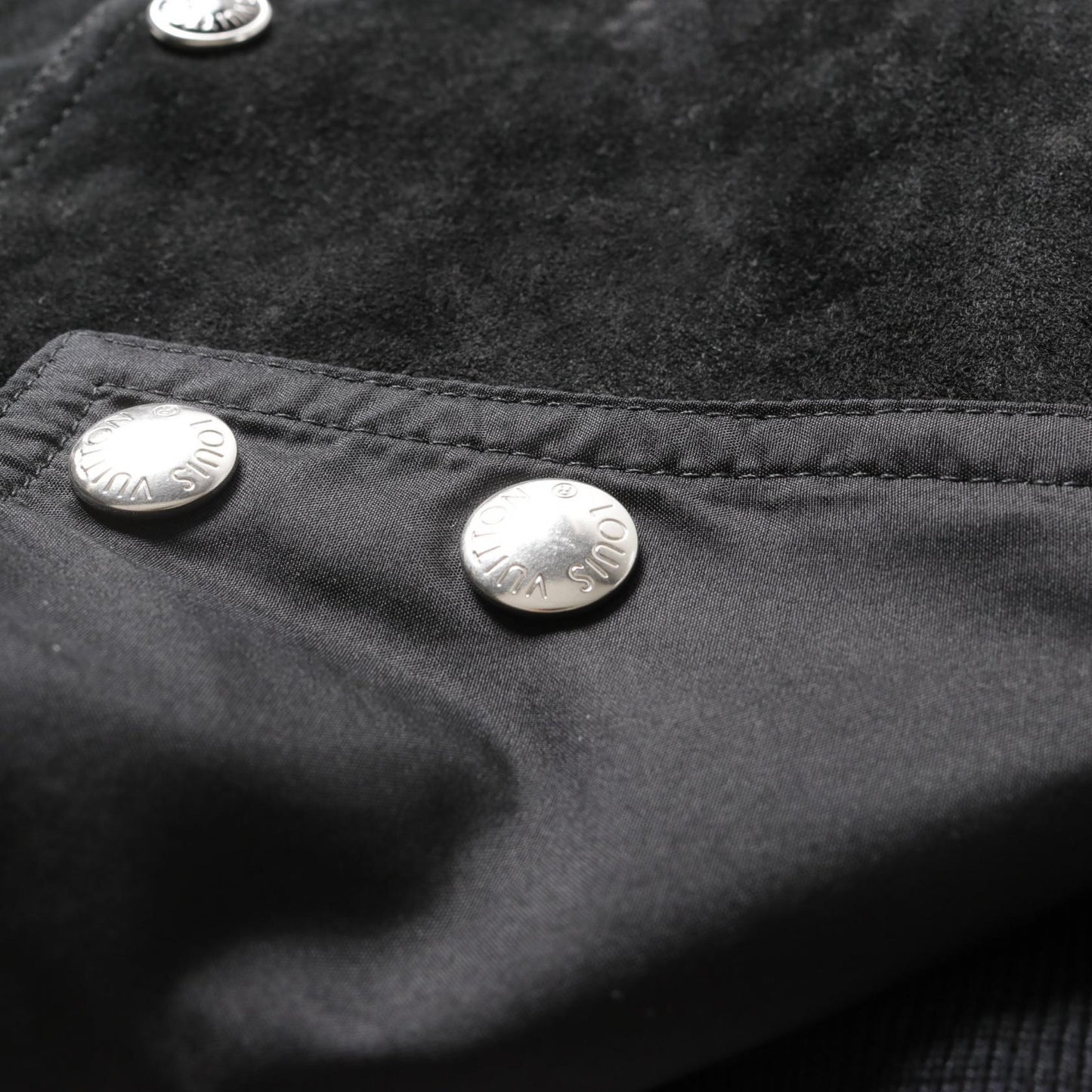Louis Vuitton Goat Skin Silk Jacket Black