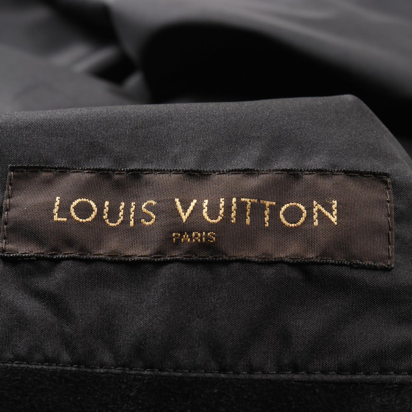 Louis Vuitton Goat Skin Silk Jacket Black