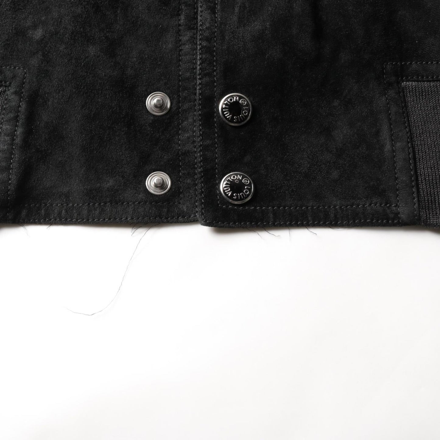 Louis Vuitton Goat Skin Silk Jacket Black