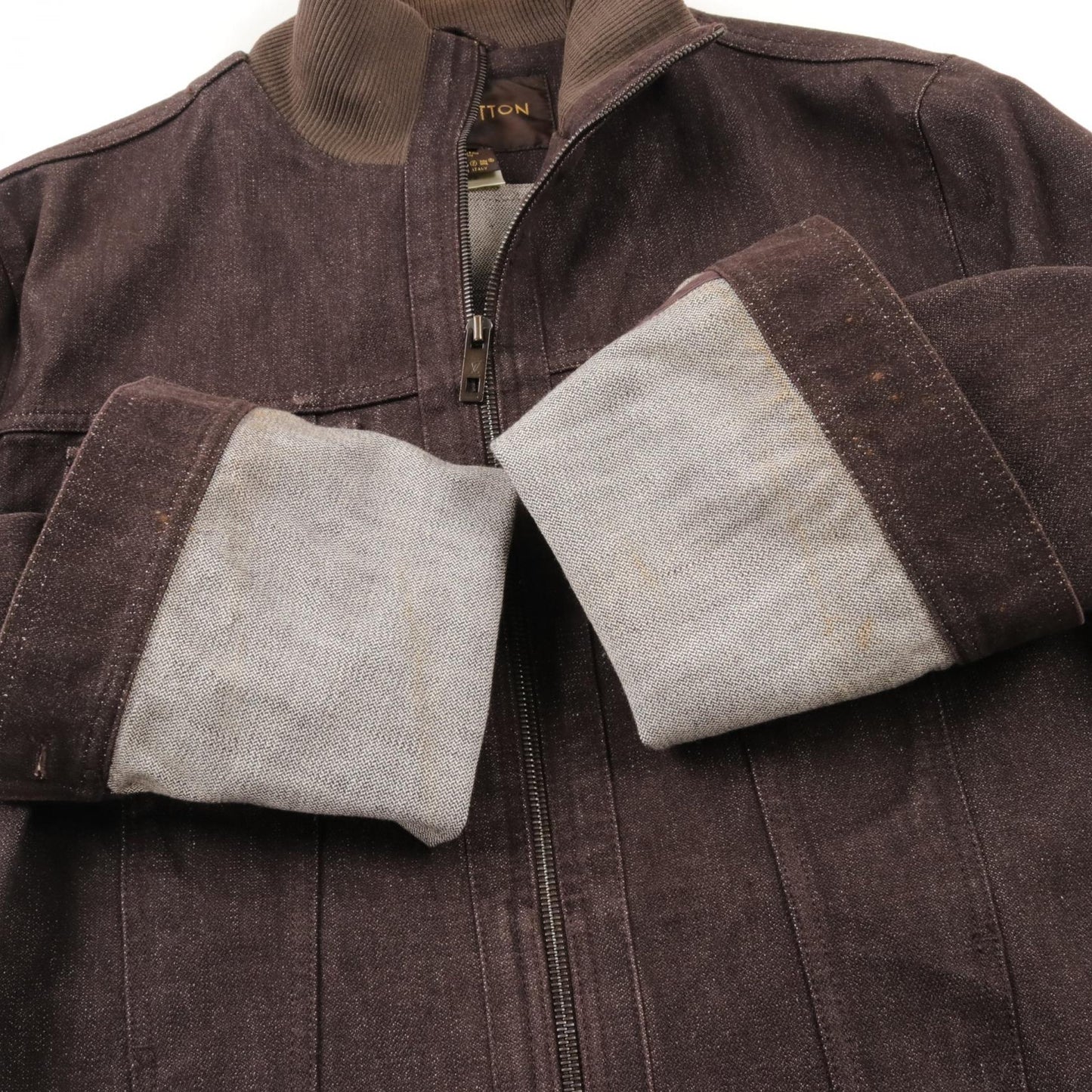 Louis Vuitton Denim Jacket Cotton Outerwear