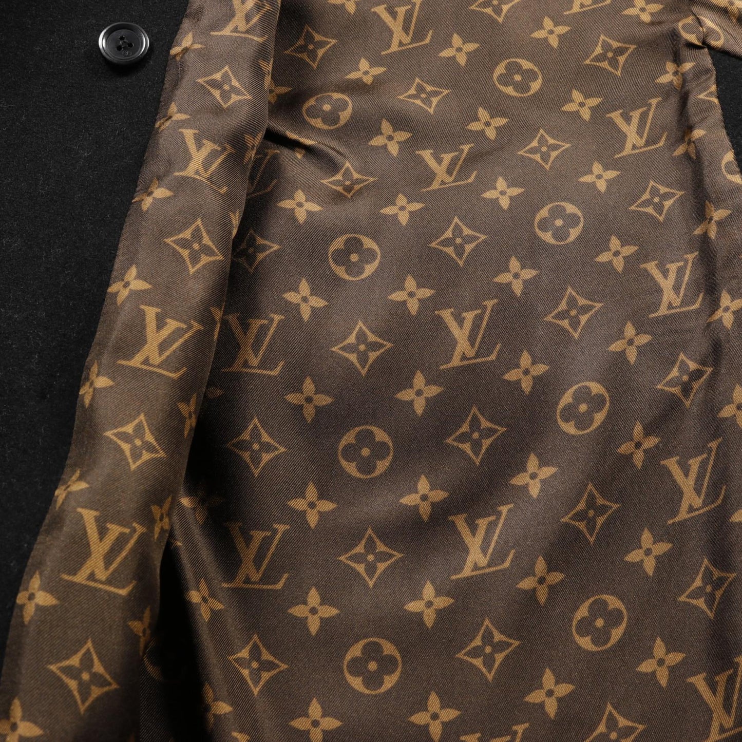 Louis Vuitton Wool Golden Trim Peacoat 1AB6RQ