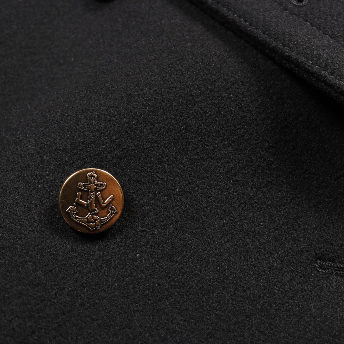 Louis Vuitton Wool Golden Trim Peacoat 1AB6RQ