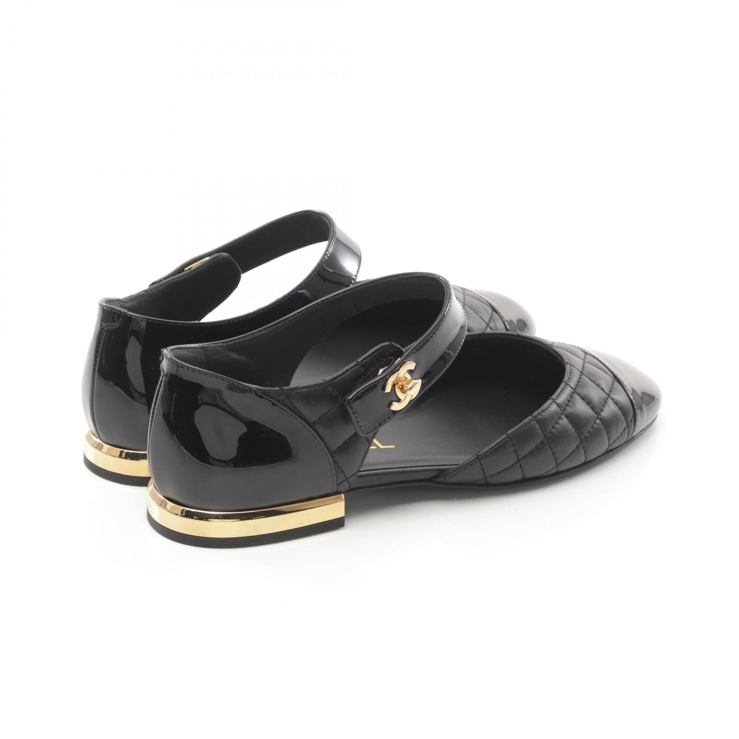 Chanel Ballerina Pumps Lambskin Patent Leather