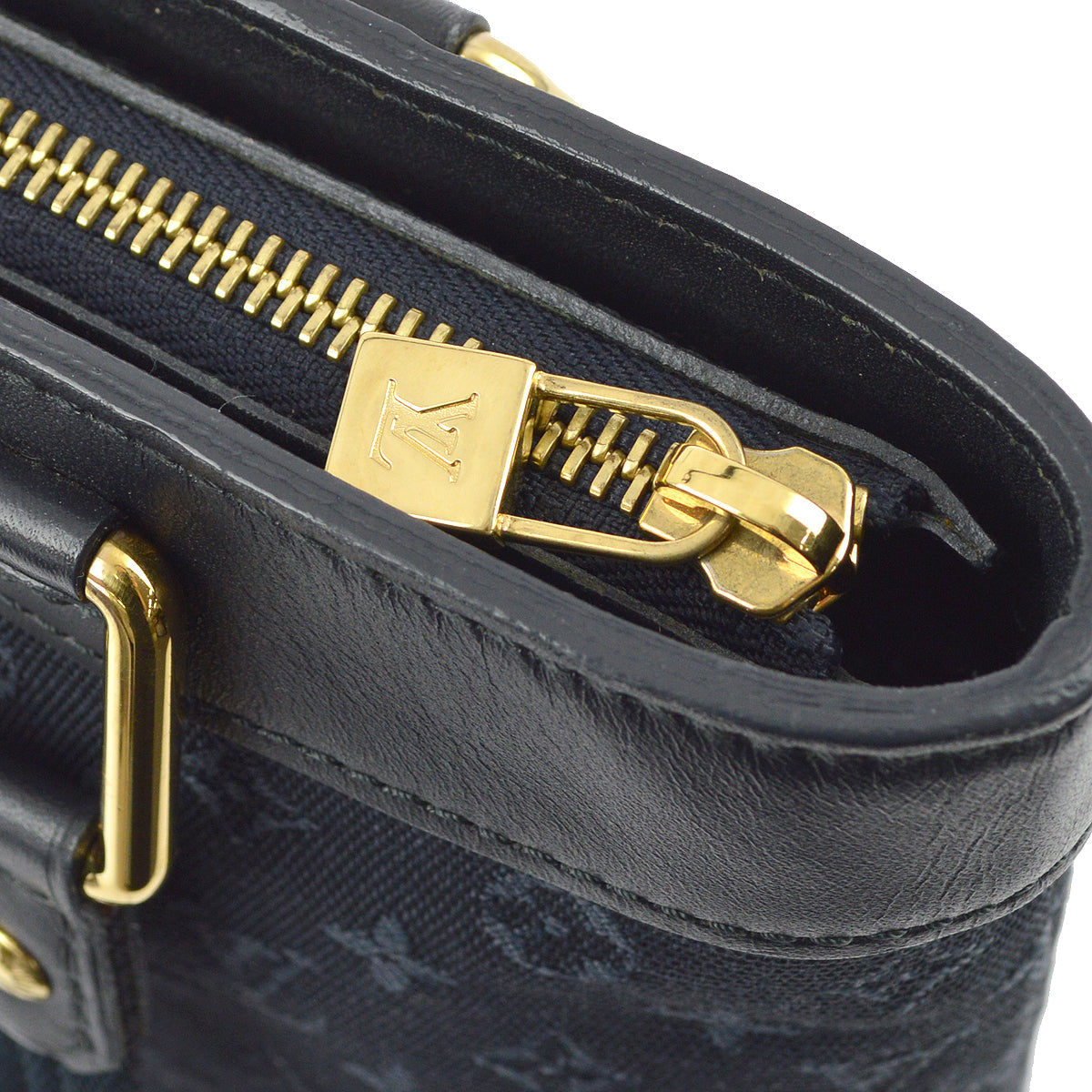 Louis Vuitton 2003 Navy Monogram Mini Lucille PM Tote Bag M92680