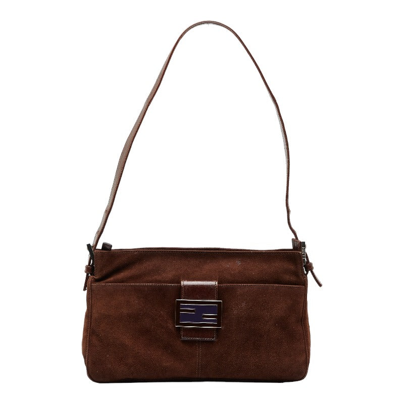 Luxury FendiSuede Shoulder Bag - '10s