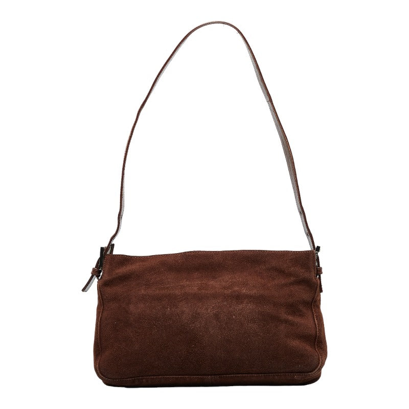 Luxury FendiSuede Shoulder Bag - '10s