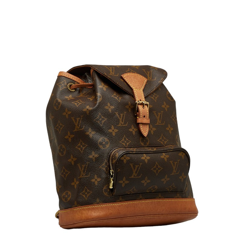 Louis Vuitton Monogram Monsouris MM Backpack M51136 Brown